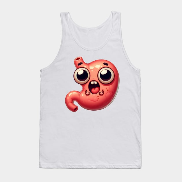 Cute Stomach Tank Top by Dmytro